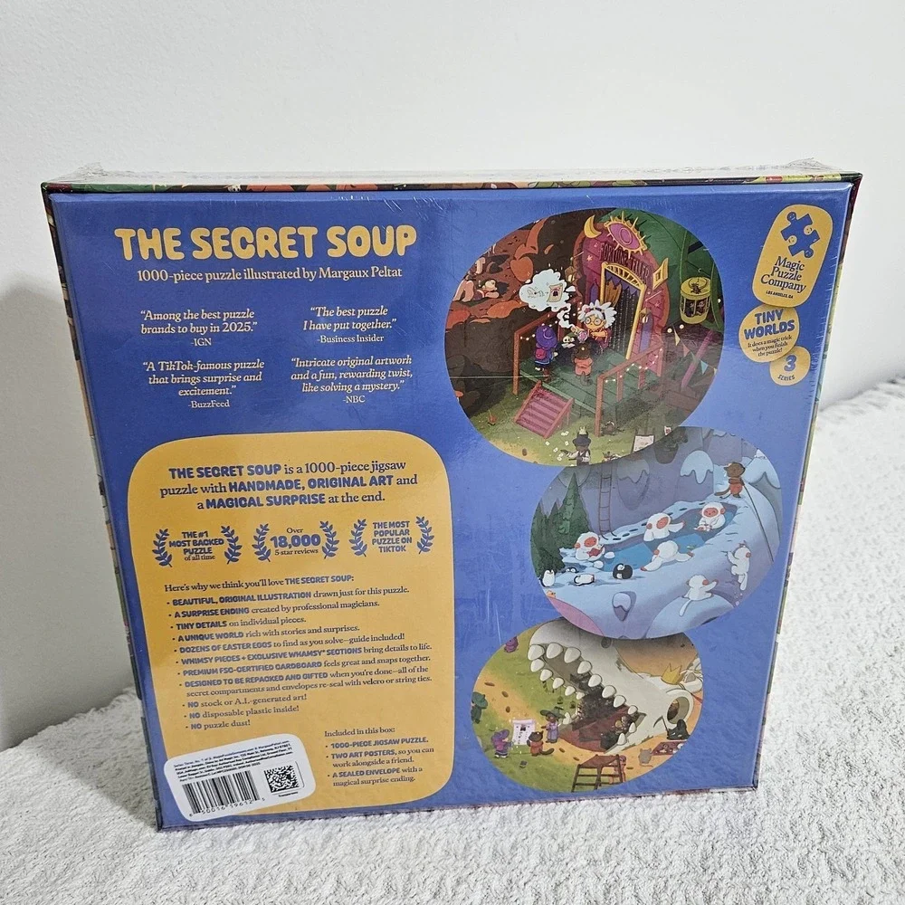 The‎ Secret Soup • 1000 Piece Jigsaw Puzzle The Magic Puzzle Company Sealed New